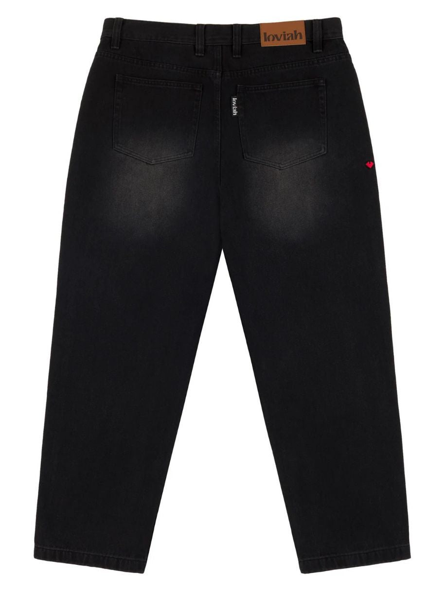 5 POCKET DENIM PANTS - MEDIUM INDIGO WASH