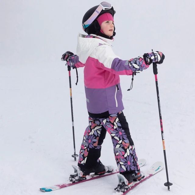 PRINTED RETRO FLOWERS BLACK