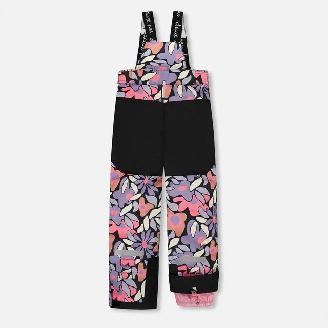 PRINTED RETRO FLOWERS BLACK