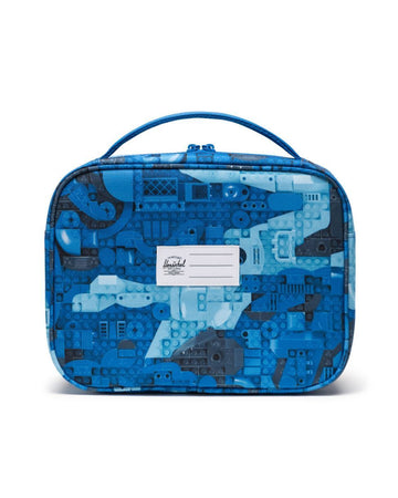 ABSTRACT BRICKS BLUE