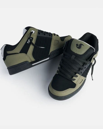 BURNT OLIVE BLACK VAPOR BLUE NUBUCK