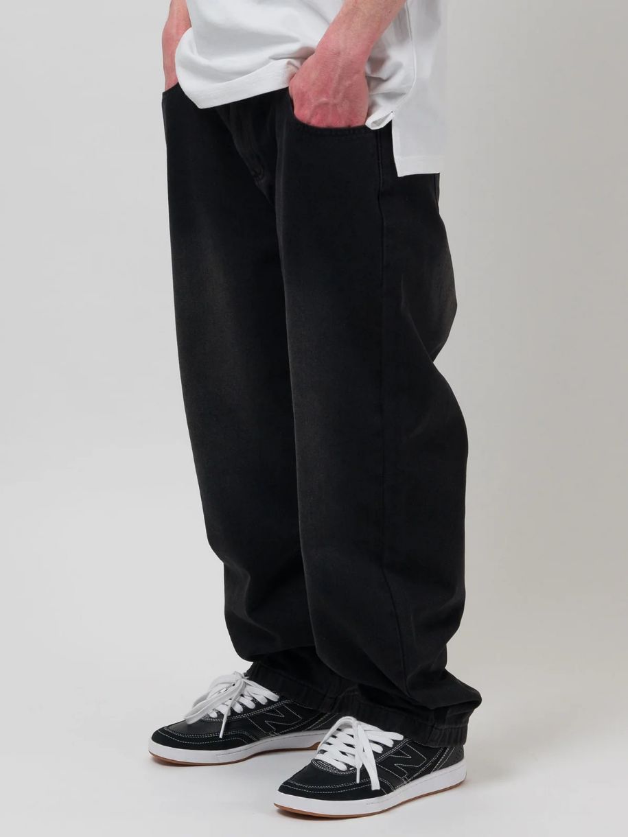 5 POCKET DENIM PANTS - MEDIUM INDIGO WASH