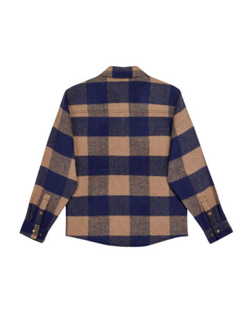 NAVY & MAPLE BROWN