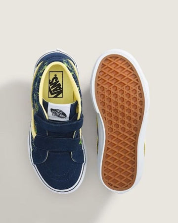 GLOW CROC NAVY/YELLOW