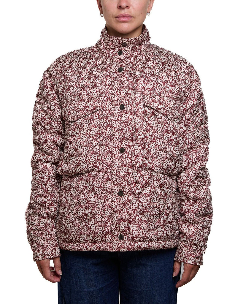 #AOP25 CREAM AND BURGUNDY