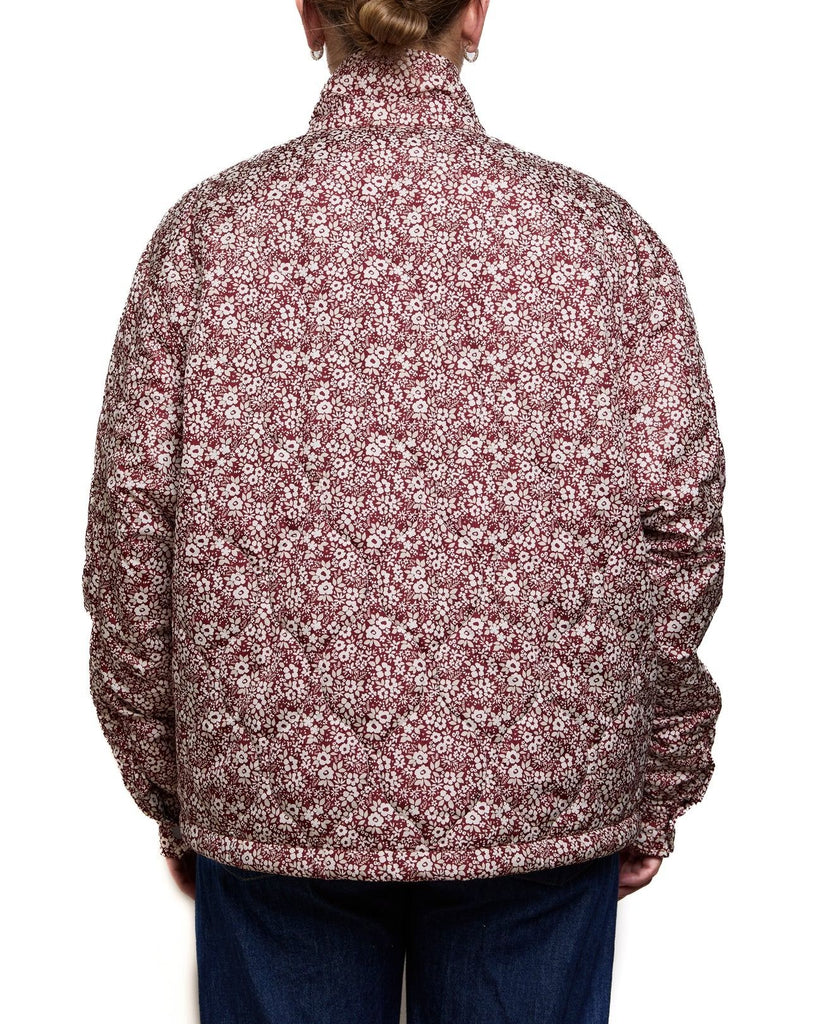 #AOP25 CREAM AND BURGUNDY