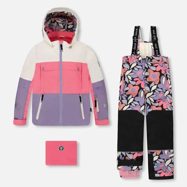 PRINTED RETRO FLOWERS BLACK