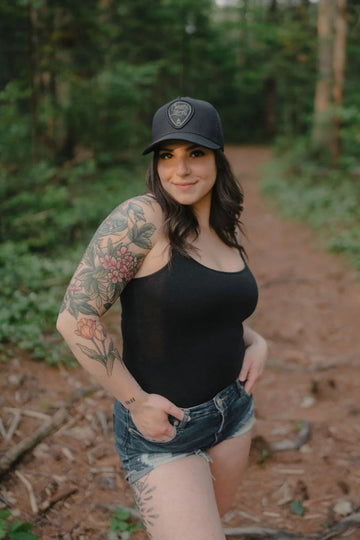 BLACK WITH BLACK