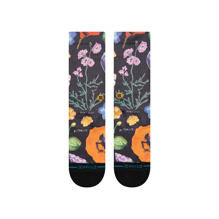 LUCIAS FLORAL CREW SOCKS