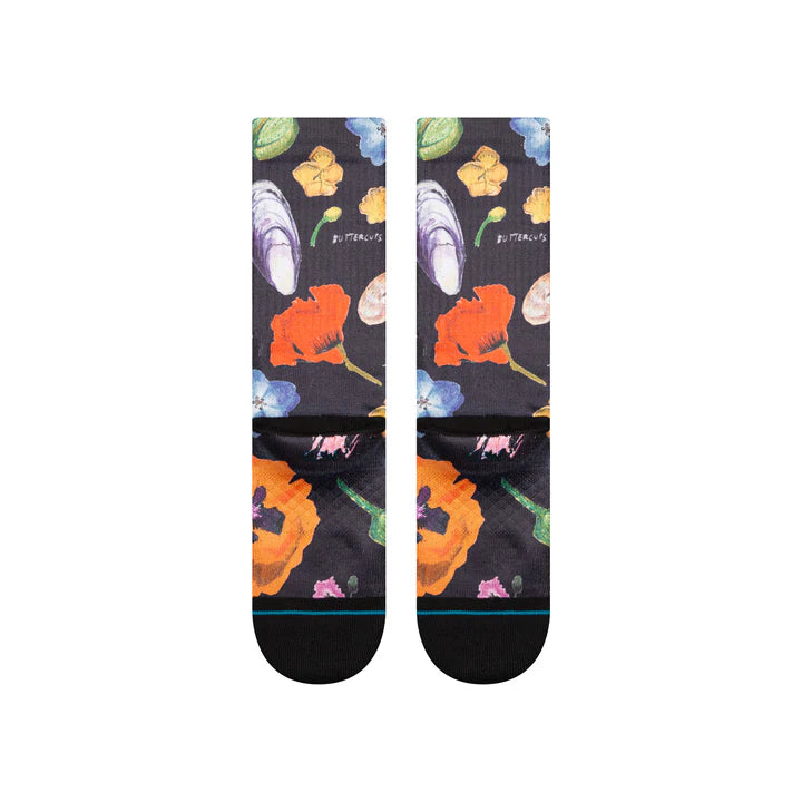 LUCIAS FLORAL CREW SOCKS