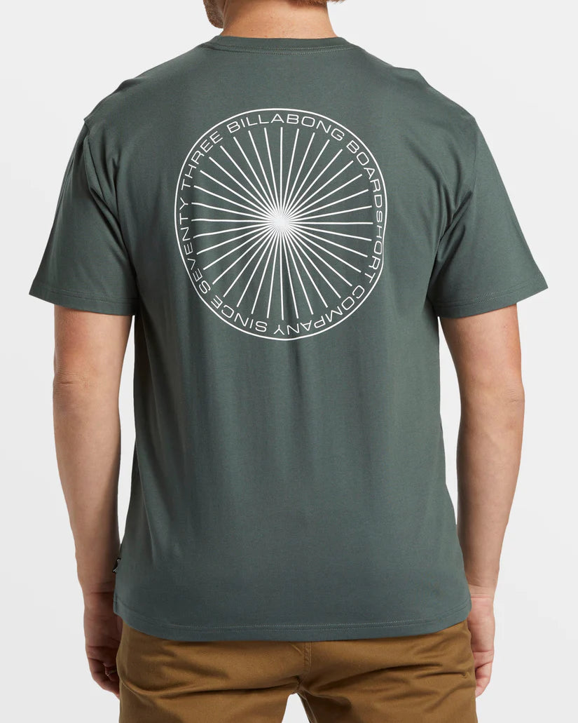 SWIVEL T-SHIRT - SLATE GREEN KRN0