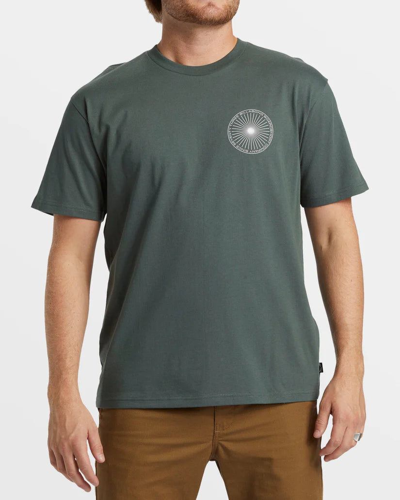 SWIVEL T-SHIRT - SLATE GREEN KRN0