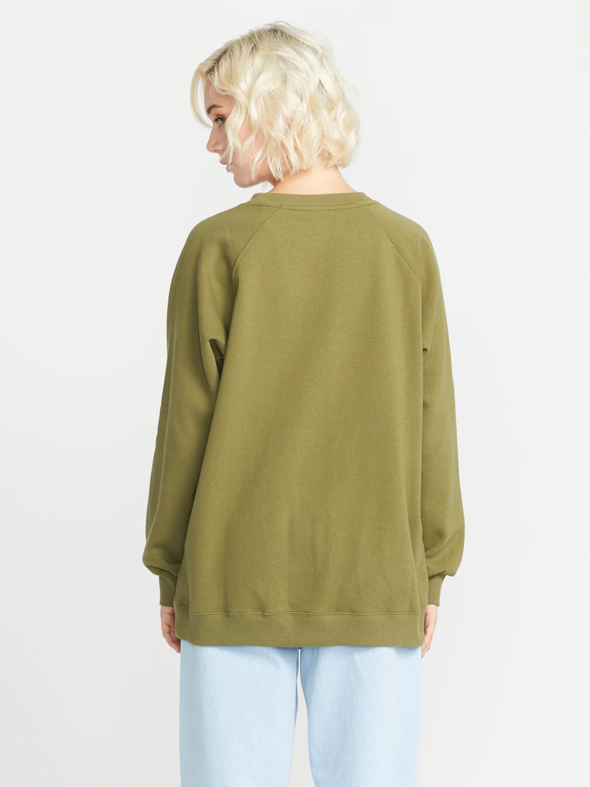 STONE MAGIC BOYFRIEND CREW  SWEATSHIRT-MOSS