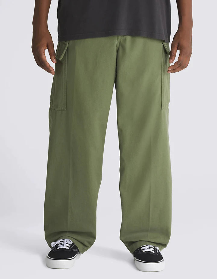 RANGE CARGO BAGGY TAPERED ELASTIC PANTS