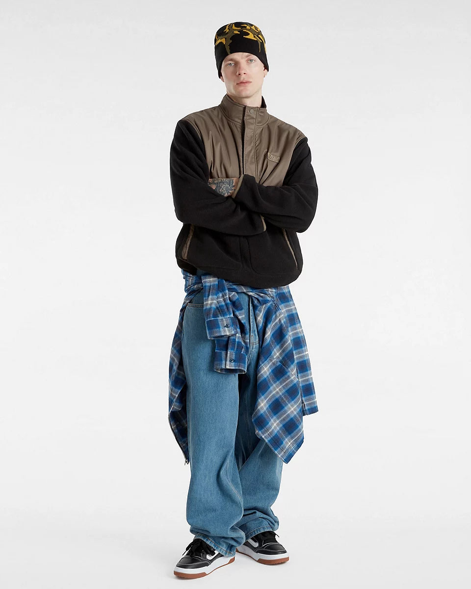 RANFORD POLAR FLEECE LOOSE HALF-ZIP PULLOVER