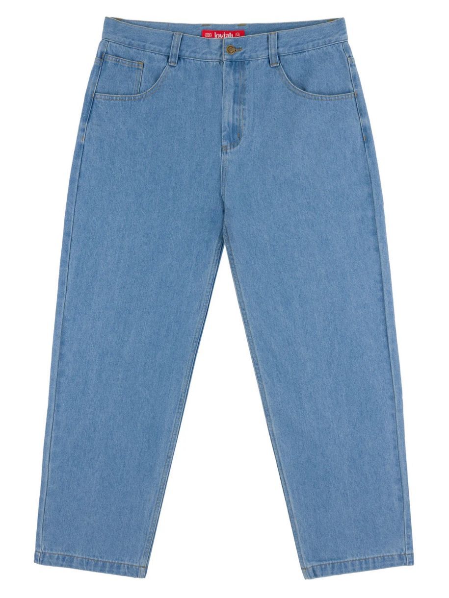 5 POCKET DENIM PANTS - LIGHT INDIGO WASH