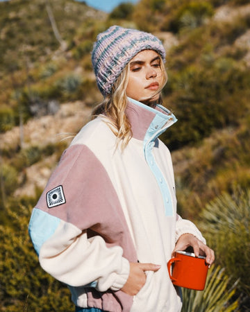 BEIGE/MAUVE/TURQUOISE