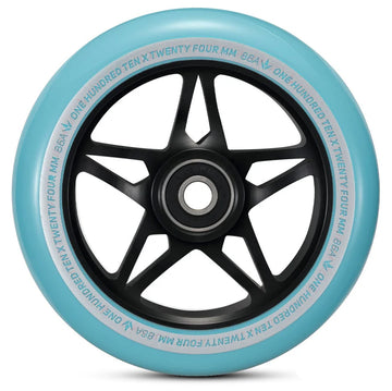 ENVY S3 WHEEL TEAL/BLACK 110MM X 24MM 86A