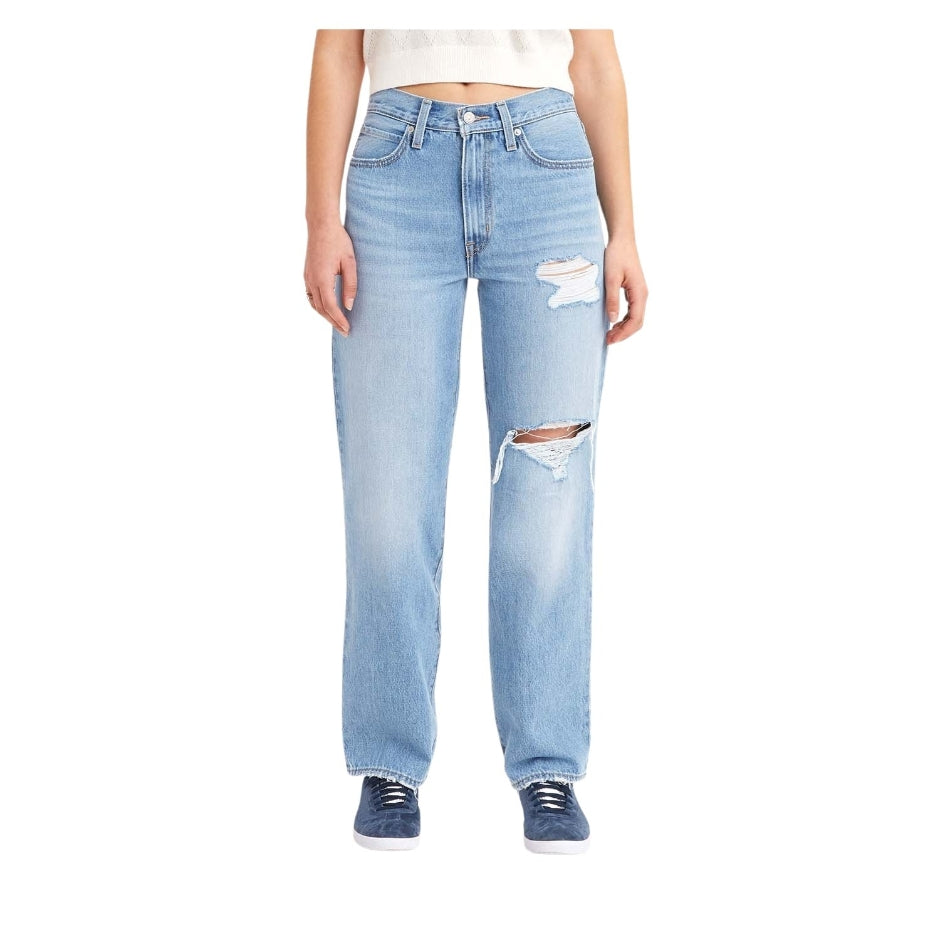 94 BAGGY - Z2209 MEDIUM INDIGO DESTRUCTED