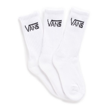 CLASSIC CREW 3 PACK SOCK - WHT