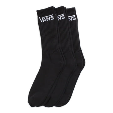 CLASSIC CREW 3 PACK SOCK - BLK