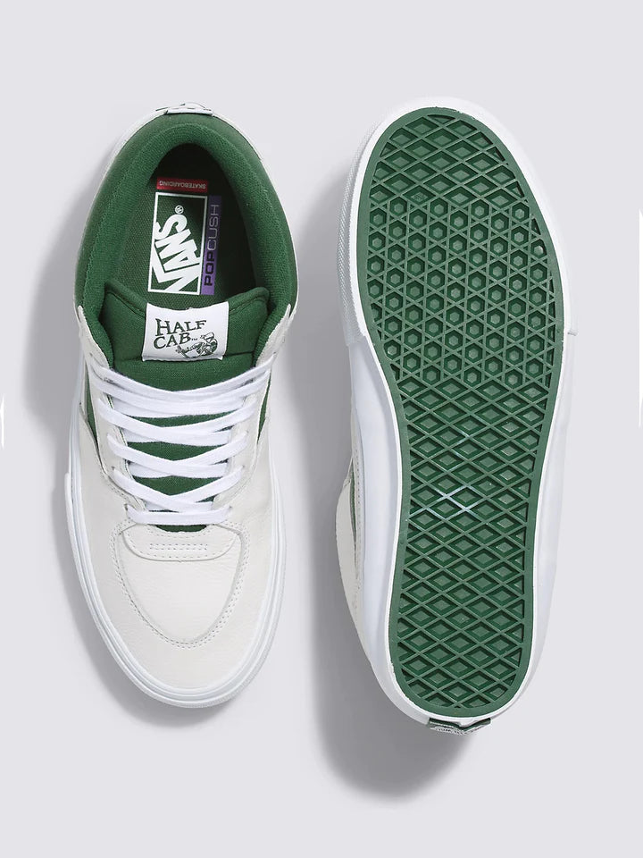 Skate Half Cab White/Green Shoes
