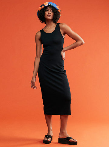 GOOD KEEPSAKE STRAPPY MIDI DRESS