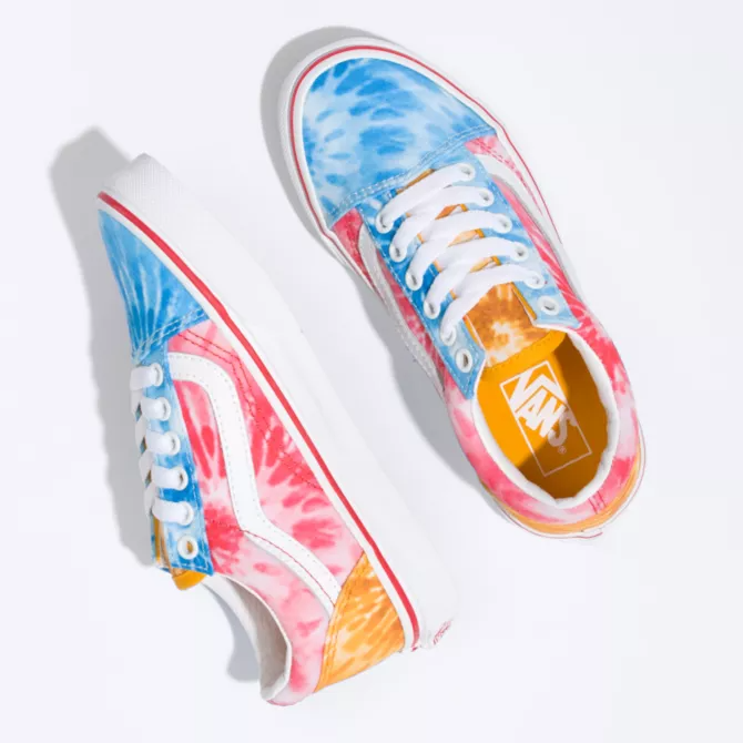KIDS TIE DYE BLOCK OLD SKOOL